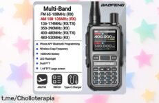 Walkie talkie BAOFENG UV5R con Bluetooth y súper alcance a precio de ganga, ¡habla sin líos y aprovecha este chollo antes que se agote!