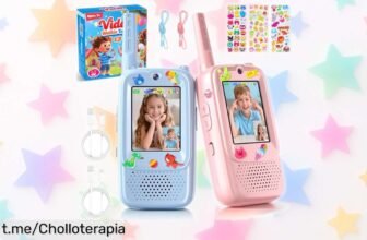 Walkie talkies Joynite con videollamadas y efectos de voz para que tus peques se diviertan hasta a 400 m: ¡un ofertón que no puedes dejar escapar!