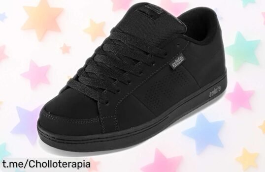 Zapatillas Kingpin de Etnies, el ofertón que no puedes dejar pasar: estilo retro 90 con suela reforzada a un precio ridículo. ¡Hazte ya con ellas y siente la diferencia!
