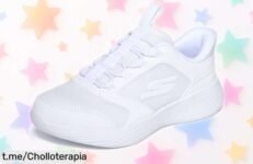 Zapatillas Skechers Go Run 400 V2 TurboBrisk que se calzan solas, ¡ahora a un precio de escándalo! Ideal para tardes llenas de diversión y carreras sin parar.