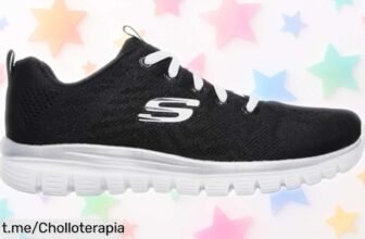 Zapatillas Skechers Sport para mujer: ligera, cómoda y con suela flexible, ¡rebajadas a un precio increíble! No dejes pasar esta oportunidad única que te hará sentir genial cada paso.