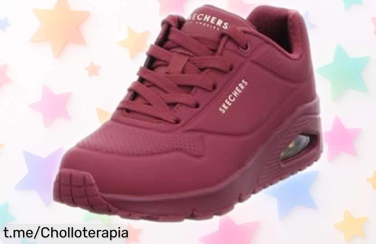 Zapatillas Skechers Uno para mujer con descuento brutal, cómodas y resistentes; ¡aprovecha este chollazo antes de que desaparezca y siente la diferencia en cada paso!