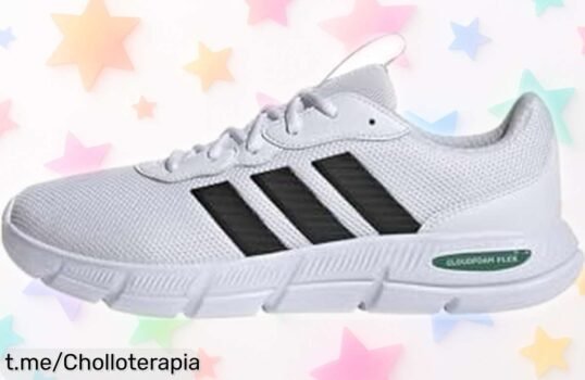 Zapatillas adidas Cloudfoam Flex cómodas y ligeras: descubierto el ofertón del momento que tus pies han estado esperando, ¡no dejes pasar esta oportunidad!