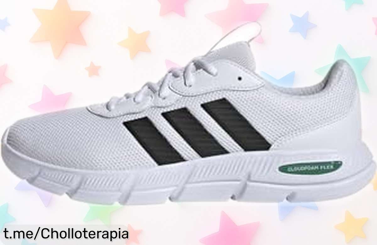Zapatillas adidas Cloudfoam Flex cómodas y ligeras: descubierto el ofertón del momento que tus pies han estado esperando, ¡no dejes pasar esta oportunidad!