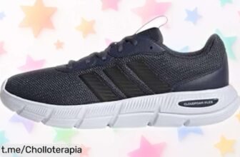 Zapatillas adidas Cloudfoam flex para hombre a precio loco, ligeras y con ajuste perfecto; ¡hazte con ellas antes de que vuelen!