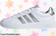 Zapatillas adidas Grand Court 3.0 para niños, precio que está regalado: perfectas para el juego diario y con un diseño siempre bacán, ¡no te quedes sin ellas!