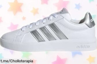 Zapatillas adidas Grand Court 3.0 para niños, precio que está regalado: perfectas para el juego diario y con un diseño siempre bacán, ¡no te quedes sin ellas!