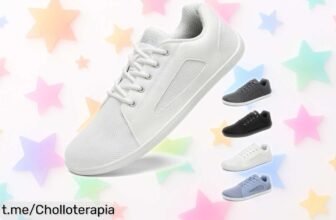 Zapatillas casuales Saguaro estilo barefoot a precio loco, siente la libertad en tus pies con cada paso y no dejes pasar esta oferta que está increíblemente rebajada. ¡Consígelas ya!