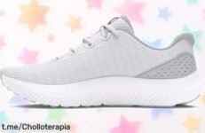 Zapatillas de deporte ligeras Under Armour UA Charged Surge 4 a un precio de escándalo, cuida tus tobillos y corre ahora mismo antes que se agoten.
