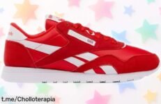 Zapatillas deportivas Reebok de estilo retro a un precio de escándalo, agarra con fuerza en cualquier terreno y lucen genial para tu día a día. ¡No pierdas esta oportunidad única!