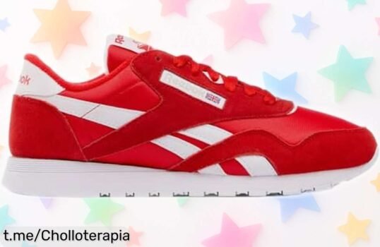 Zapatillas deportivas Reebok de estilo retro a un precio de escándalo, agarra con fuerza en cualquier terreno y lucen genial para tu día a día. ¡No pierdas esta oportunidad única!