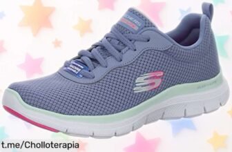 Zapatillas deportivas Skechers Flex Appeal 4.0 Brilliant View que te harán caminar con estilo y confort, ¡no dejes pasar este chollazo a precio tirado para lucir increíble!