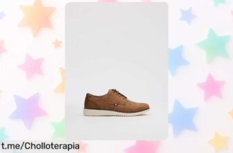 Zapato blucher marrón claro de polipiel con bordado único a precio de escándalo: aprovecha esta oferta antes que se acabe y luce increíble cada día.