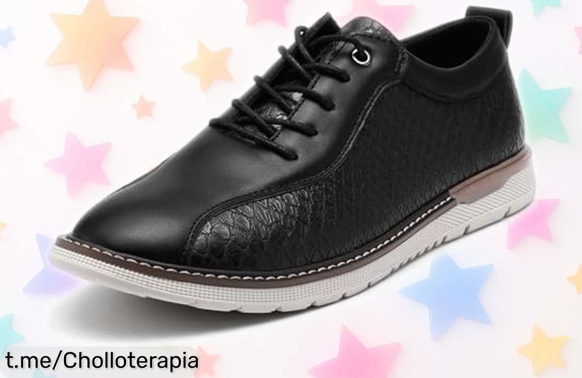 Zapatos de cordones YFFUSHI que combinan estilo clásico y suela resistente, ahora a un precio loco que no podrás dejar pasar ¡Hazte con ellos antes de que vuelvan a costar más!