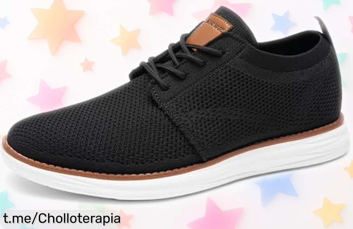 Zapatos de vestir ligeros y transpirables Bruno Marc, ¡rebajados a un precio loco! Combínalos con todo y ponte elegante en un pis pas. No te lo pierdas, es tu momento de brillar.