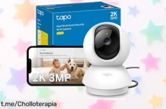 Cámara de vigilancia Tapo C210 que ve todo en 360º y avisa del llanto del peque, ahora a un precio de ganga que no podrás dejar pasar. ¡No te quedes sin la tuya!