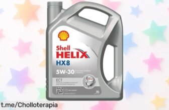 Aceite de motor 100% sintético Shell Helix HX8 ECT 5W30 ¡Aprovecha este super chollo y dale a tu motor el cariño que se merece por un precio increíble!