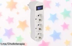 Adaptador de 3 enchufes con interruptor Solera V1302, el chollo que controla todo a la vez y aguanta lo que le eches. ¡No dejes pasar esta oferta única en casa!