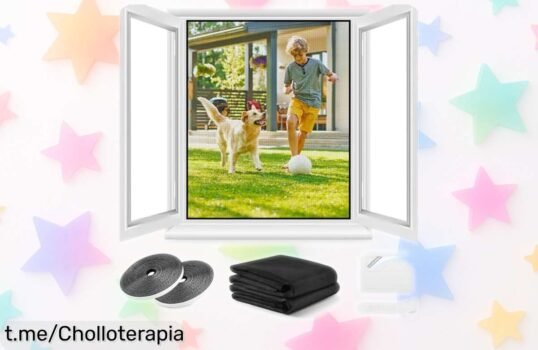 Adiós a los bichos con set de 2 mosquiteras sin taladro: un super chollo para disfrutar del verano libre de insectos, ¡no te quedes sin las tuyas!