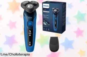 Afeitadora eléctrica Philips Serie 5000 con cabezal flexible al mejor precio, cuida tu barba como en barbería y disfruta de este tremendo chollo antes que se acabe