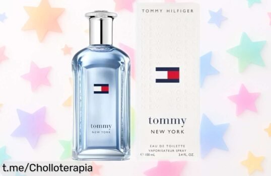 Agua de colonia Tommy Hilfiger para hombre a precio tirado, un aroma fresco que te lleva directo a Nueva York. ¡No te lo pierdas, la oportunidad perfecta está aquí!