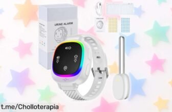 Alarma de enuresis Pipi Stop: ¡precio de escándalo para que entrenar el pipí sea un juego y no un lío! No te quedes sin la tuya, transforma las noches con alegría.