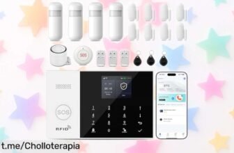 Alarma inalámbrica XNY WiFi con 21 piezas a precio de escándalo: ¡tu hogar seguro y protegido siempre al alcance de tu mano! No te quedes sin ella, es un chollazo que no puedes dejar pasar.