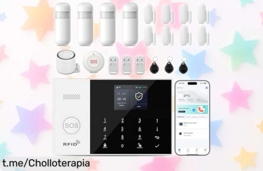 Alarma inalámbrica XNY WiFi con 21 piezas a precio de escándalo: ¡tu hogar seguro y protegido siempre al alcance de tu mano! No te quedes sin ella, es un chollazo que no puedes dejar pasar.