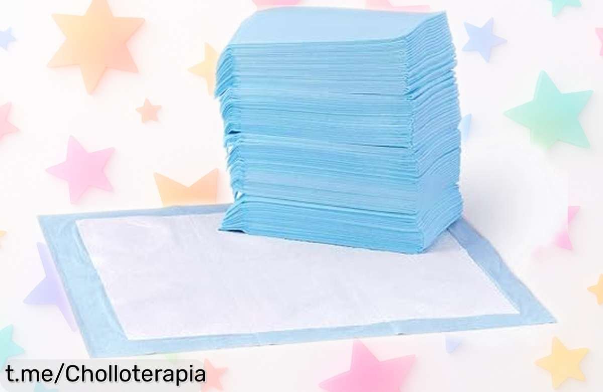 Almohadillas de adiestramiento Amazon Basics: absorción increíble en cada gasto, ¡llevas 50 unidades a precio loco y sin preocupaciones para tu perro!