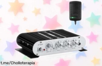 Amplificador estéreo 2.1 ST838 con subwoofer y sonido potente a un precio rebajado, es tu oportunidad de disfrutar la música como nunca en casa. ¡No te lo pierdas!