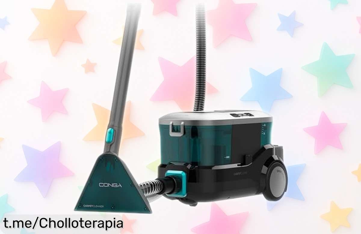 Aspiradora para tapicerías y alfombras Cecotec Conga CarpetClean 10000 en un precio loco que limpiará tu hogar como nunca antes, ¡hazla tuya ahora antes de que se acaben!