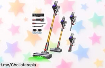 Aspiradora sin cable VACTechPro, ¡limpia todo con potencia y 40 min de autonomía a un precio de locos! No te quedes sin la tuya, esta oferta vuela rápido.