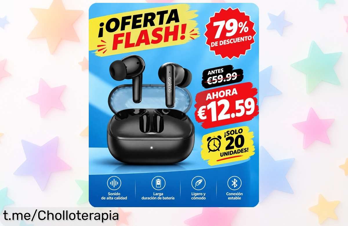 Auriculares deportivos Oraolo Bluetooth 5.4, impermeables y con 50 horas de batería a un precio de escándalo para disfrutar tu música sin límites ¡No te lo pierdas!