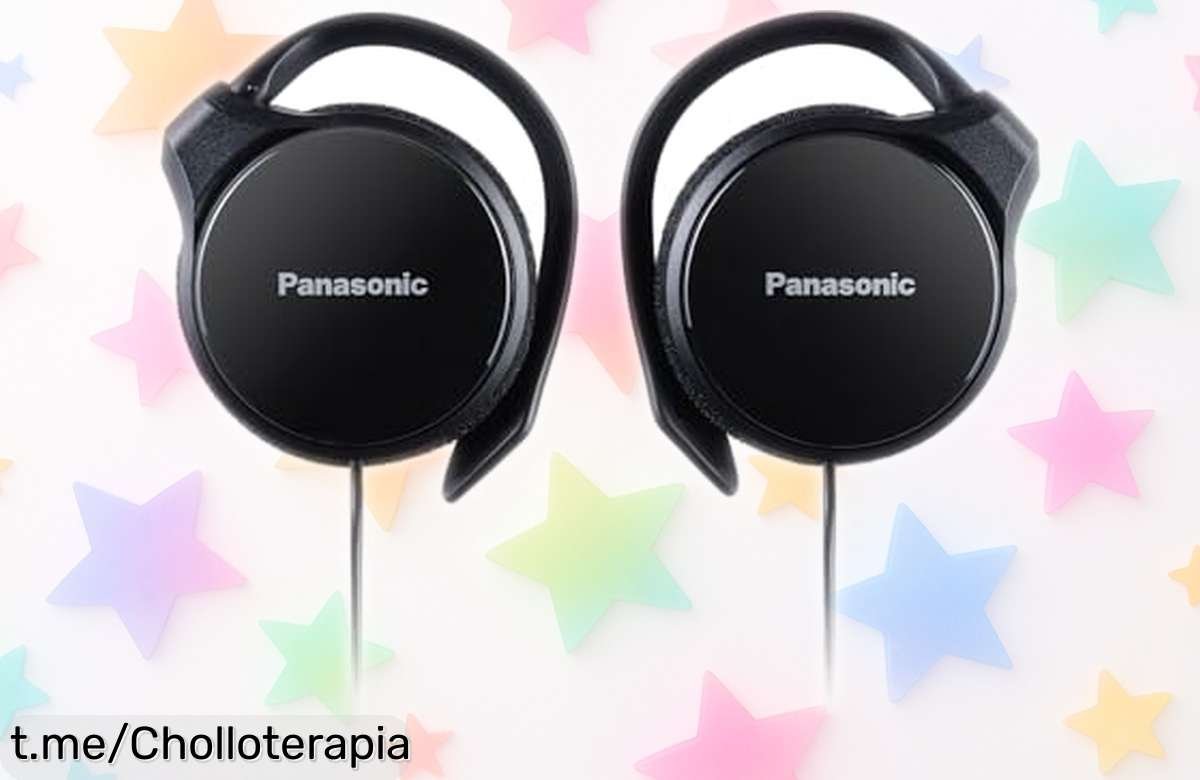 Auriculares tipo clip Panasonic RPHS46EK: ¡Potente sonido y precios de ganga! Llévalos contigo, suena increíble y no pierdas la oportunidad de disfrutar tu música a un precio que vuela.