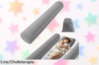 Barandilla inflable HAGOT para cama: seguridad sin límites en todas las camas por un precio de ganga que te hará sonreír. ¡No dejes pasar esta oportunidad y protege a los tuyos ya!