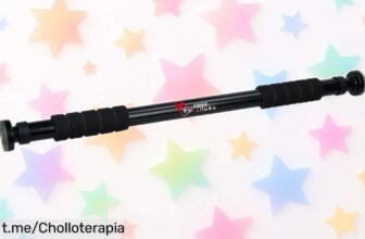 Barra ajustable para entrenar en casa: ¡Aprovecha este precio rebajado y dale el empujón que necesitas a tu rutina sin salir de tu salón!