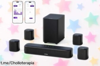Barra de sonido ULTIMEA Aura A40 con subwoofer y altavoces traseros inalámbricos a un precio regalado, ¡vive cada escena como si estuvieras en la película!