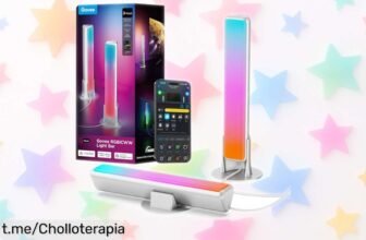 Barras de luz LED Govee que cambian con la música y tu voz, a un precio rebajado increíble; transforma tu habitación en una fiesta llena de color ¡no te lo pierdas!