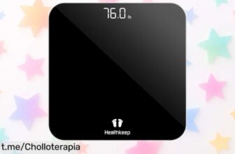 Báscula de baño digital ultra precisa con pantalla LED a un precio increíble que te ayudará a sentirte mejor cada día, ¡no dejes pasar esta oferta!