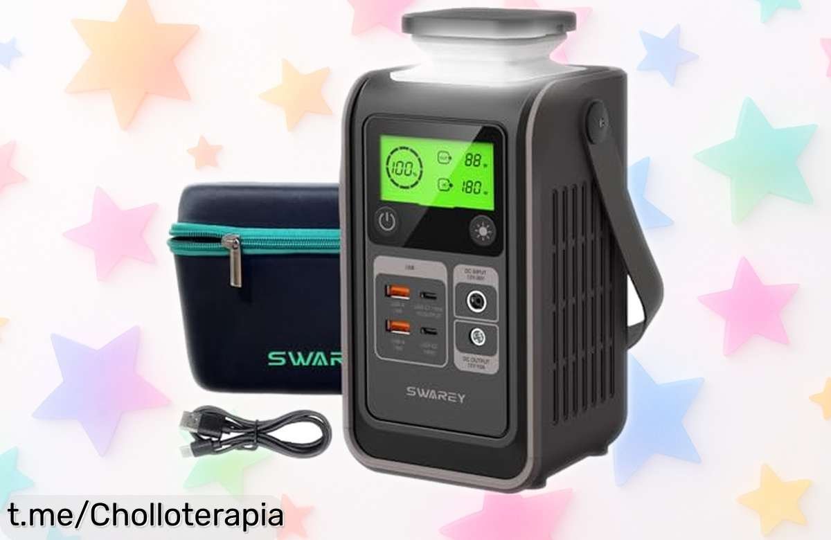 Batería portátil SWAREY S200 con carga ultra rápida USBC: ¡Nunca más sin energía en tus aventuras! Aprovecha este precio regalado antes de que se agote.