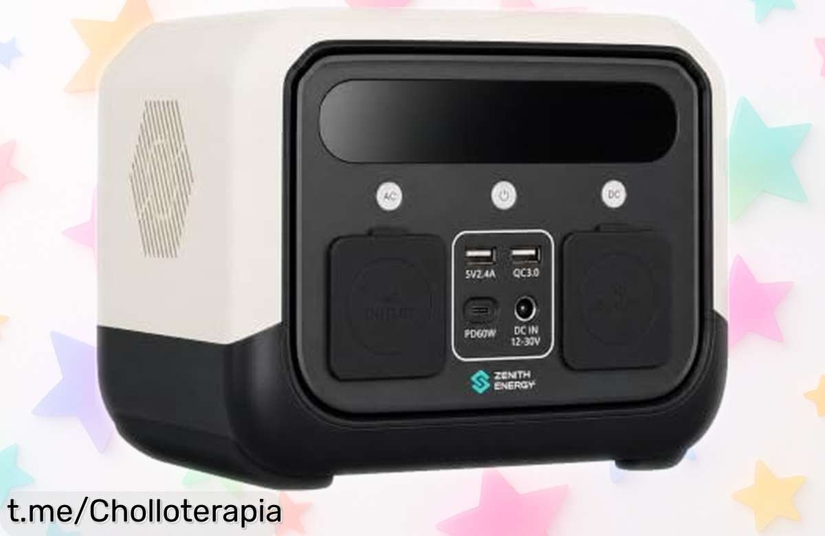 Batería portátil Zenith Energy P330: Chollazo de energía solar y carga rápida para tus escapadas, ¡no te quedes sin ella en tu próxima aventura!