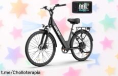Bici eléctrica CityBike de 26” con batería intercambiable y motor potente a precio loco, ¡aprovecha este descuentazo que no querrás perderte!