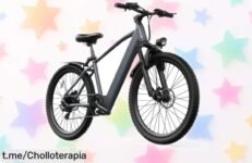 Bici eléctrica L26 con motor potente y ruedas de montaña a precio loco, ¡moverte nunca fue tan fácil y divertido! Aprovecha este chollazo antes de que se agote.