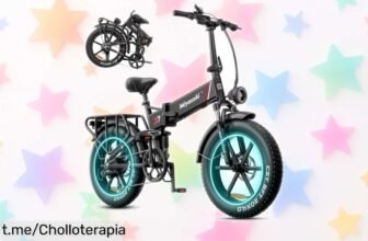 Bici eléctrica plegable Miyazaki X7, la compañera ideal para tus aventuras por solo un precio rebajado que no vas a creer. ¡No dejes pasar este chollo y disfruta al máximo!