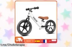Bicicleta de equilibrio ligera para peques: un chollazo que hará sonreír a tus niños mientras pedalean con su suave asiento. ¡Aprovecha esta oferta y sorpréndelos hoy!