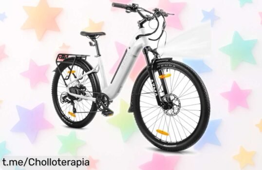 Bicicleta eléctrica AZMA con batería desmontable y 150 km de autonomía a un precio de escándalo, ¡no dejes pasar esta oferta increíble que te hará pedalear como nunca!