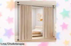 Biombo separador Weldun ajustable y súper resistente, precio de escándalo para transformar tu espacio sin líos. ¡No dejes pasar esta oportunidad única!