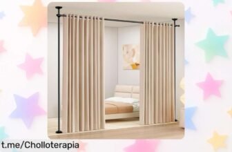 Biombo separador Weldun ajustable y súper resistente, precio de escándalo para transformar tu espacio sin líos. ¡No dejes pasar esta oportunidad única!