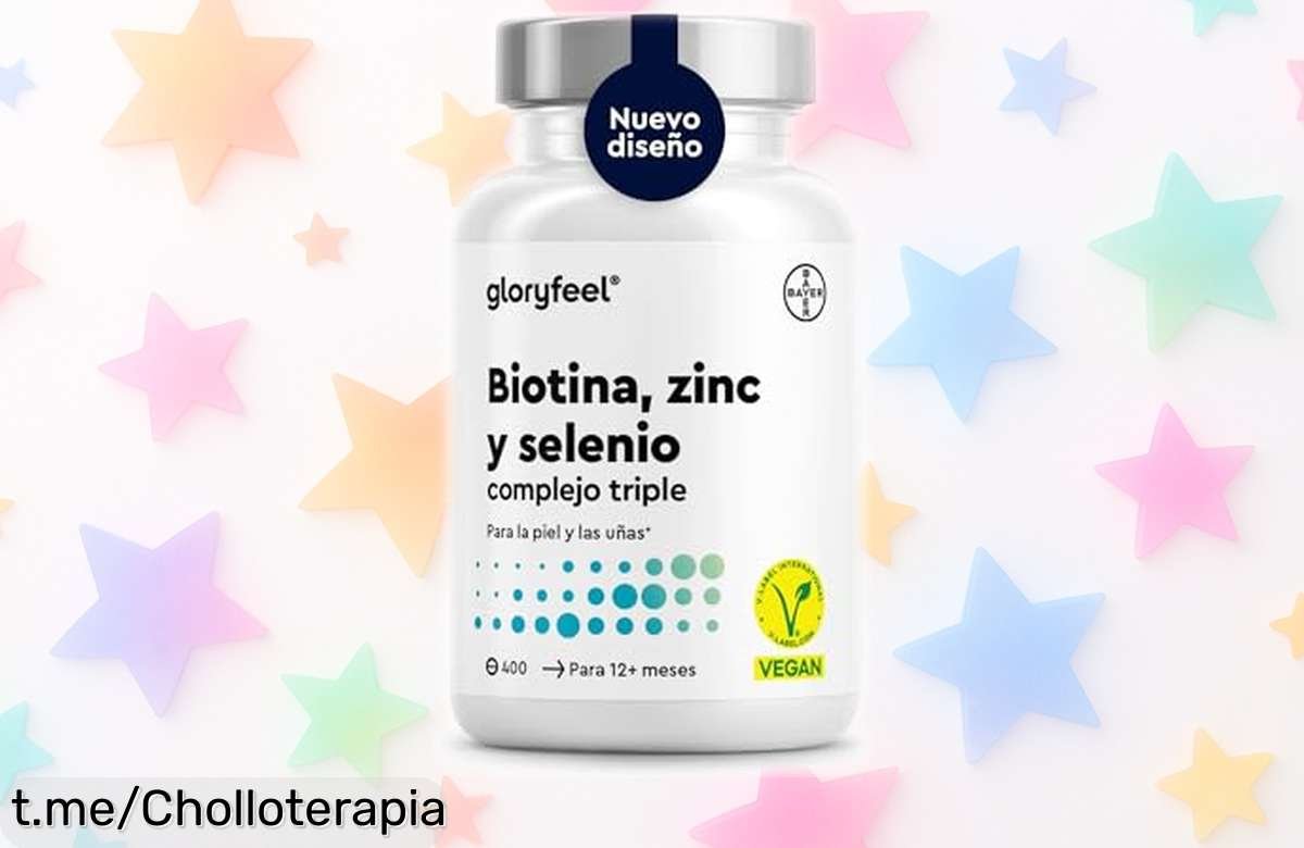 Biotina, zinc y selenio en 400 pastillas veganas para un pelo brillante, piel radiante y uñas fuertes a precio loco: ¡aprovecha esta oportunidad única antes de que se agote!