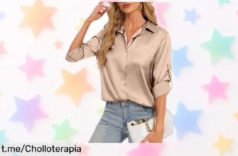 Blusa elegante y ligera HANERDUN que parece seda con precio loco; ¡no dejes pasar la oportunidad de brillar en cada ocasión, solo por tiempo limitado!